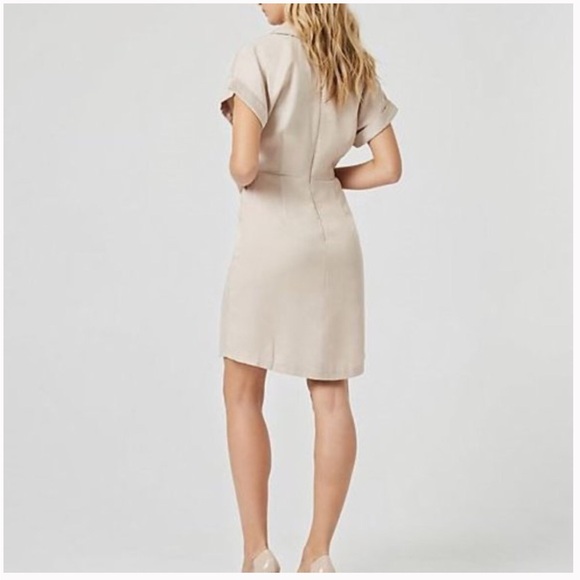 Le Chateau Sand Colour Dress Size Medium - Picture 3 of 11